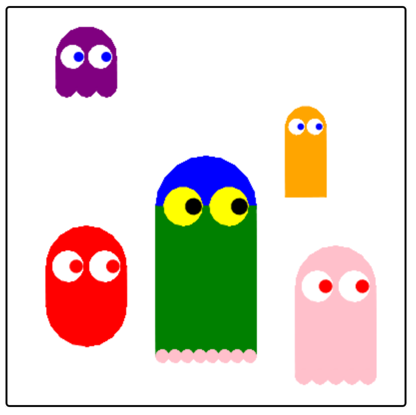 several ghosts